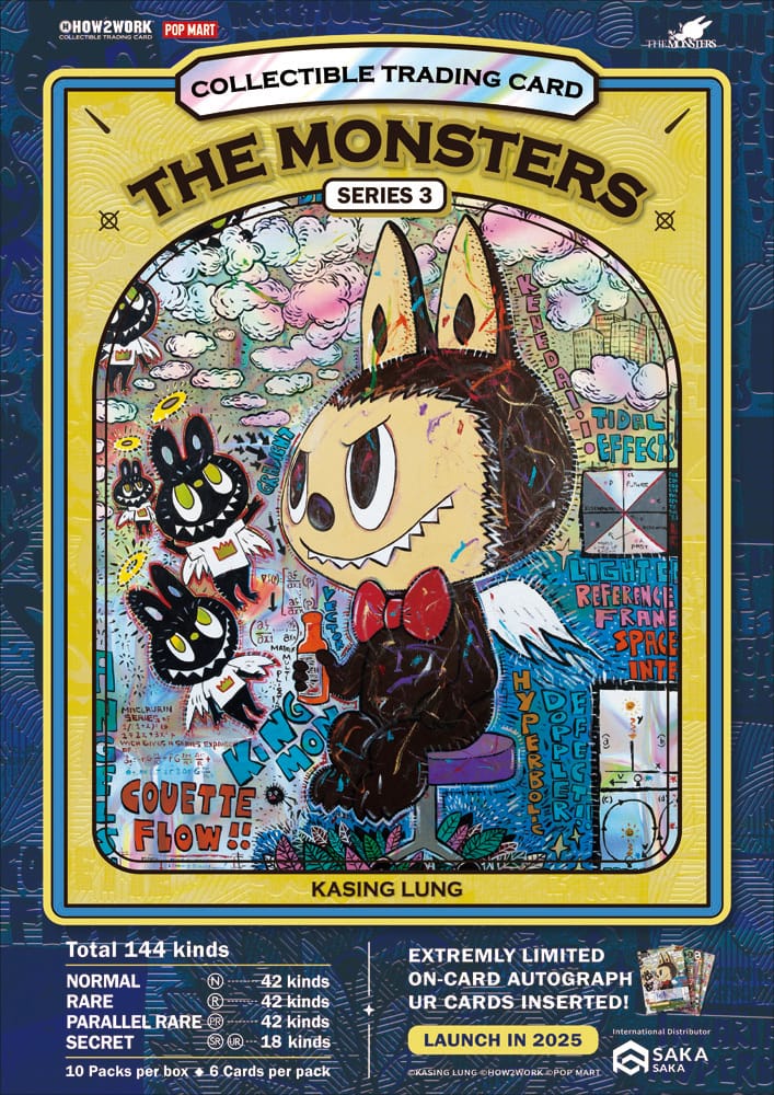 How2Work How2work Labubu Collectible Chrome Trading Cards The Monsters Series 3 (10) | Makochan