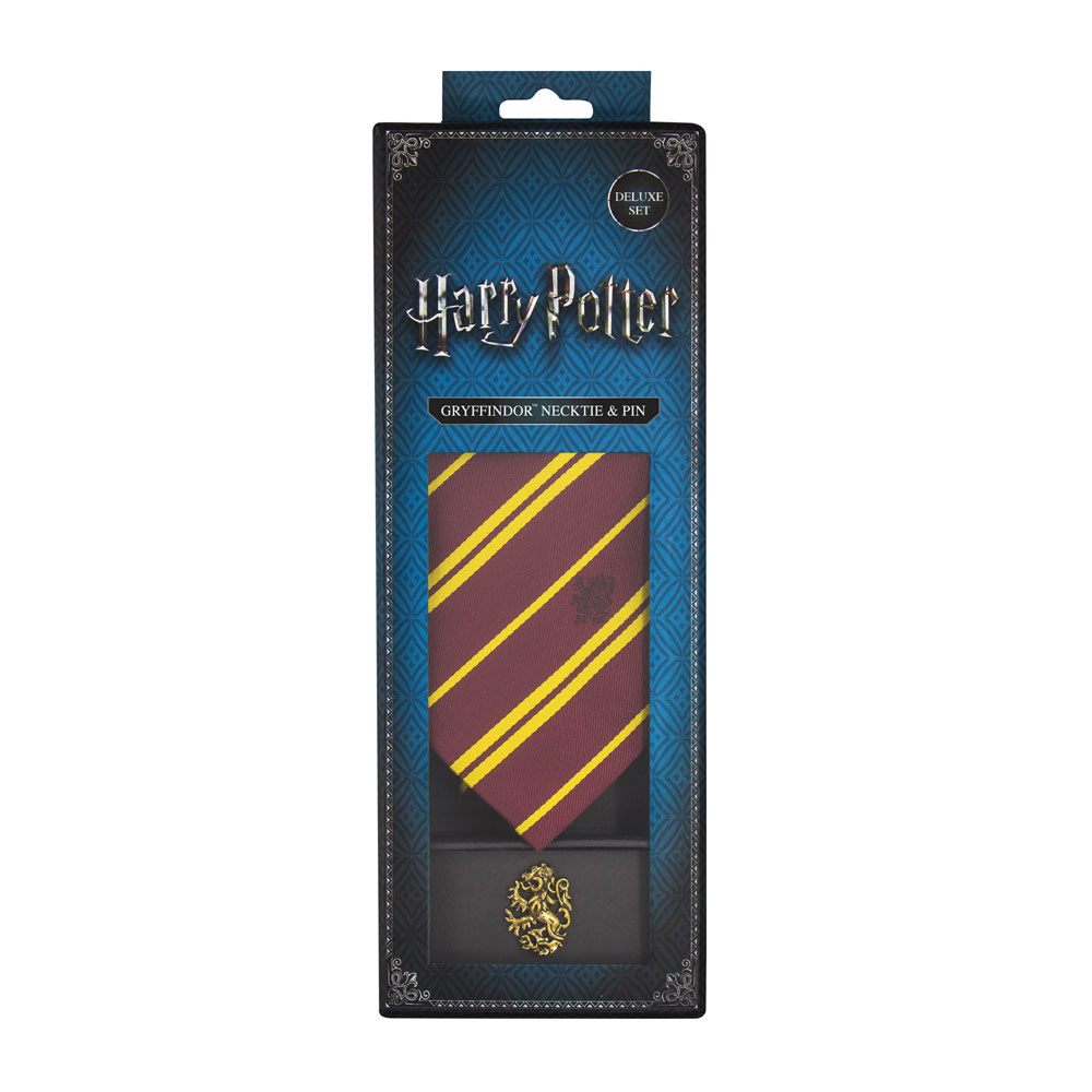 Cinereplicas Harry Potter Tie & Metal Pin Deluxe Box Gryffindor | Makochan