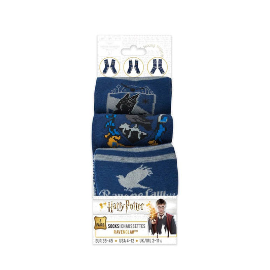 Cinereplicas Harry Potter Socks 3-Pack Ravenclaw | Makochan