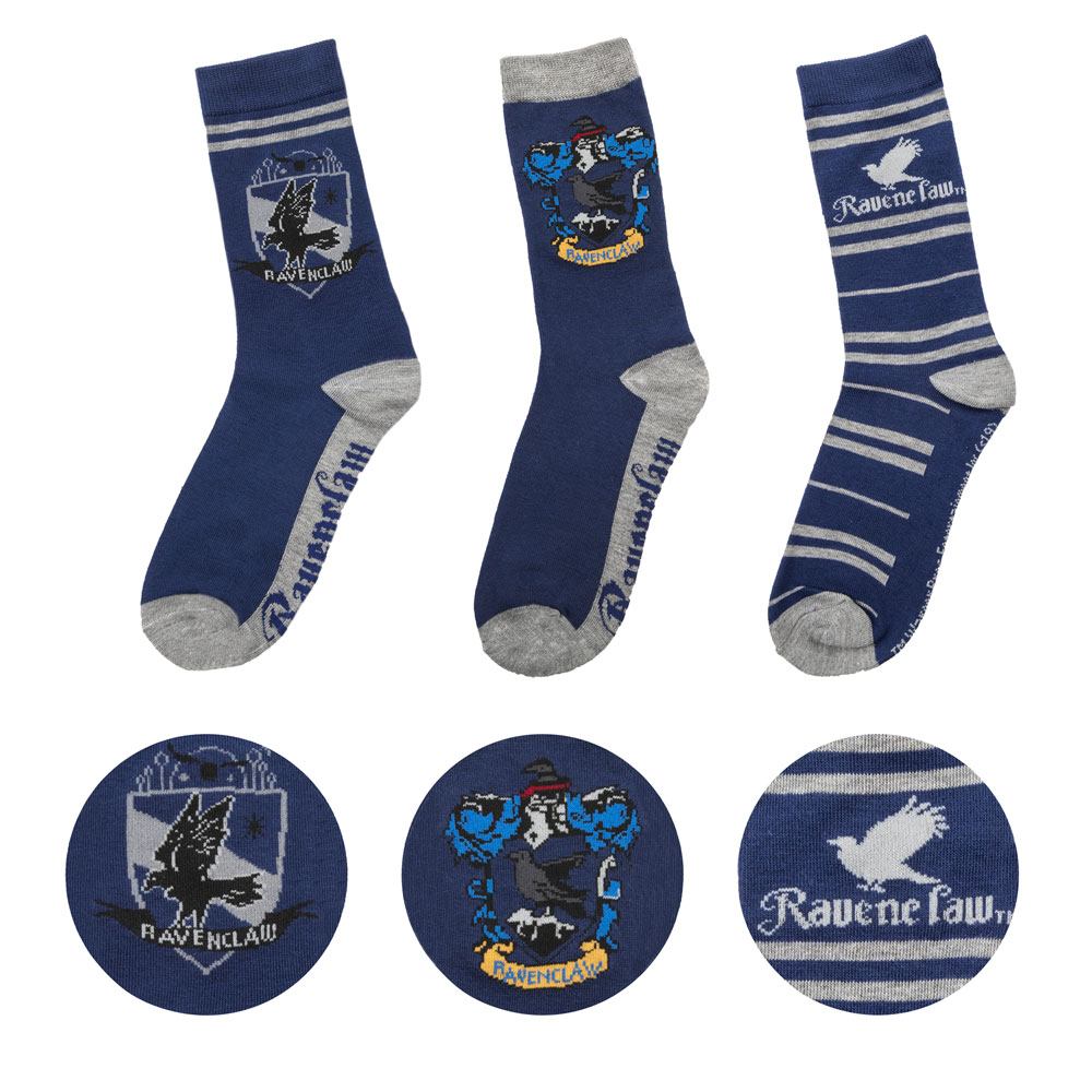Cinereplicas Harry Potter Socks 3-Pack Ravenclaw | Makochan