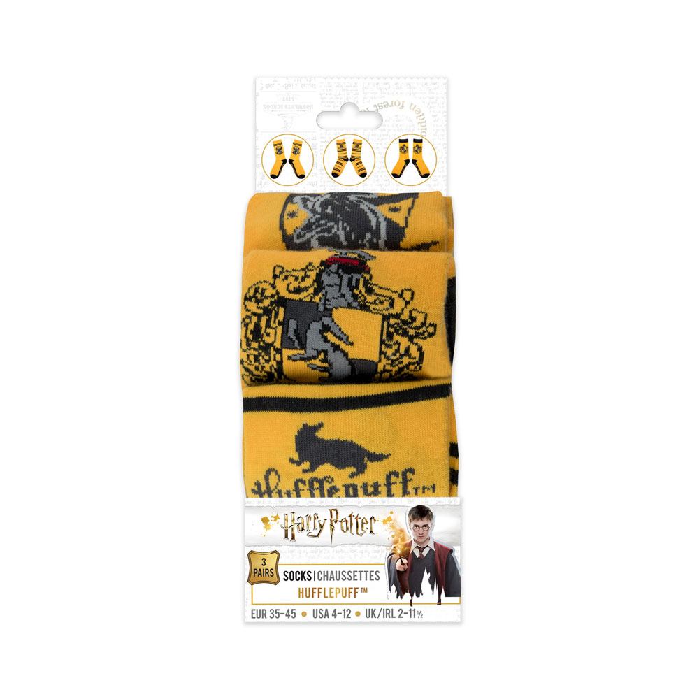 Cinereplicas Harry Potter Socks 3-Pack Hufflepuff | Makochan