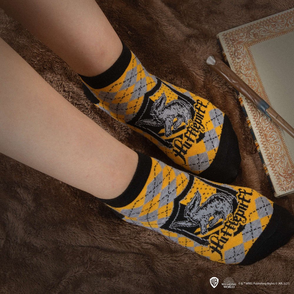 Cinereplicas Harry Potter Ankle Socks 3-Pack Hufflepuff | Makochan