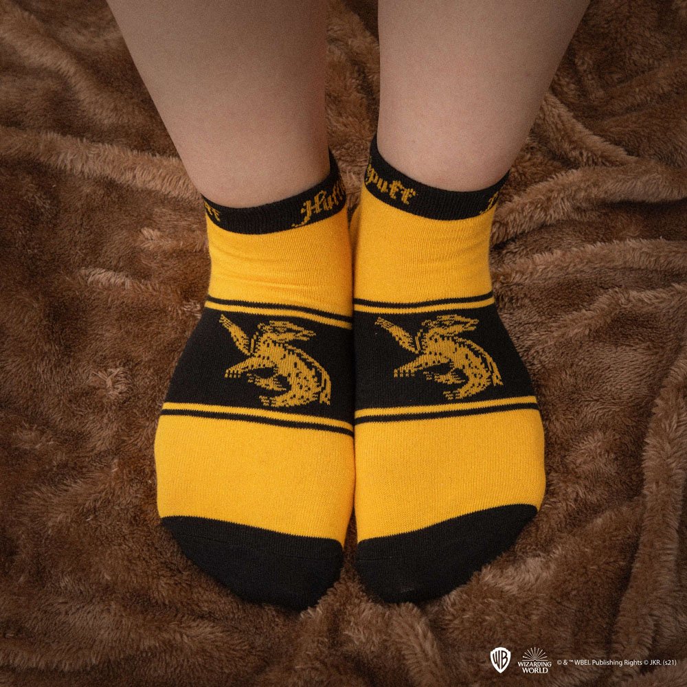 Cinereplicas Harry Potter Ankle Socks 3-Pack Hufflepuff | Makochan