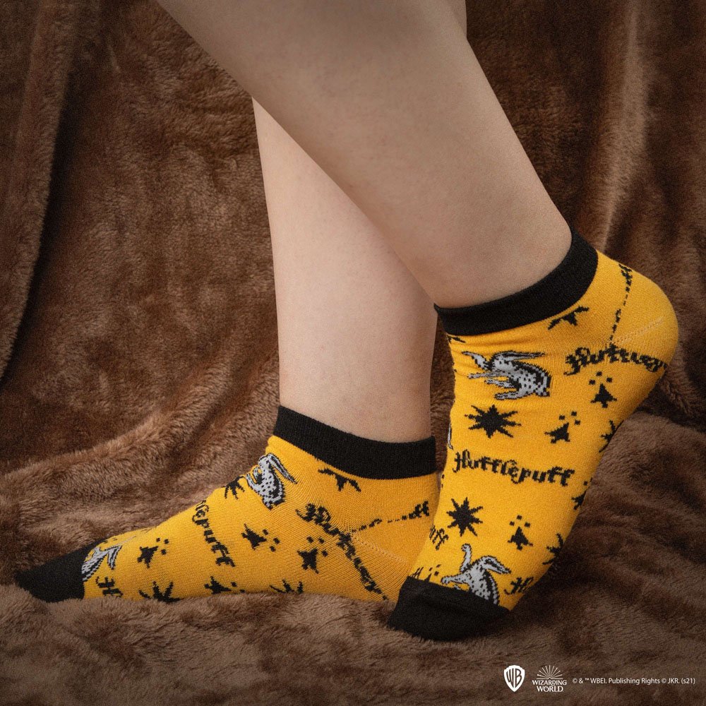 Cinereplicas Harry Potter Ankle Socks 3-Pack Hufflepuff | Makochan