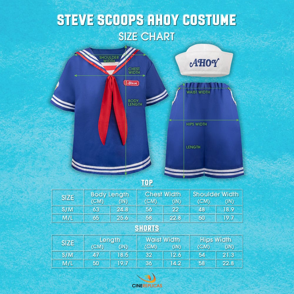 Cinereplicas Stranger Things: Scoops Ahoy Steve Costume | Makochan