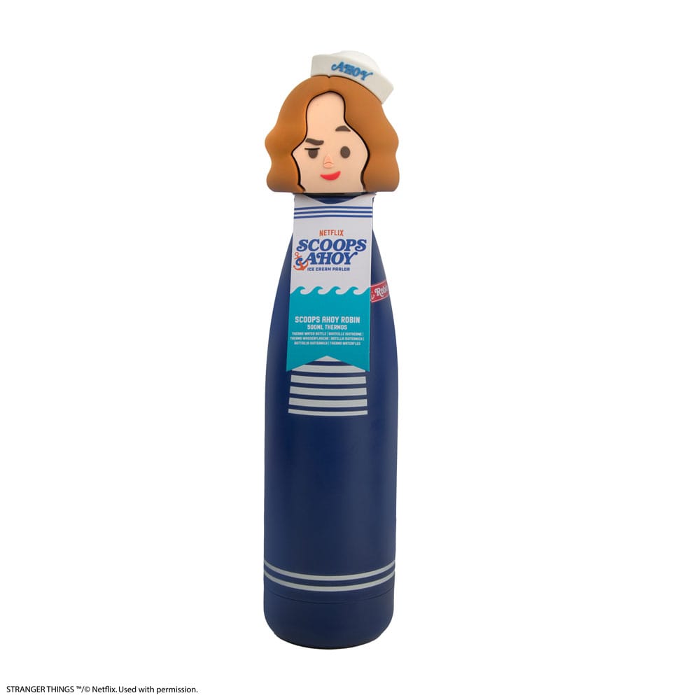 Cinereplicas Stranger Things Water Bottle Scoops Ahoy Robin 500 ml | Makochan