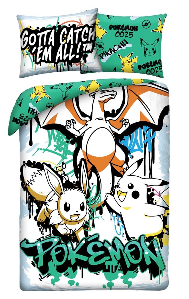 Halantex Pokémon Duvet Set Ver. 18 140 x 200 cm / 70 x 90 cm | Makochan