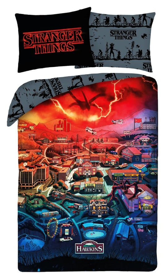 Halantex Stranger Things Duvet Set Ver. 1 140 x 200 cm / 70 x 90 cm | Makochan