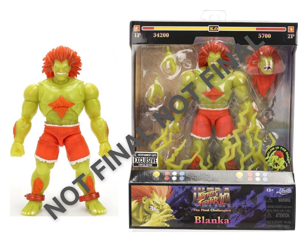 Jada Toys Street Fighter Action Figure II Blanka GID 19 cm | Makochan