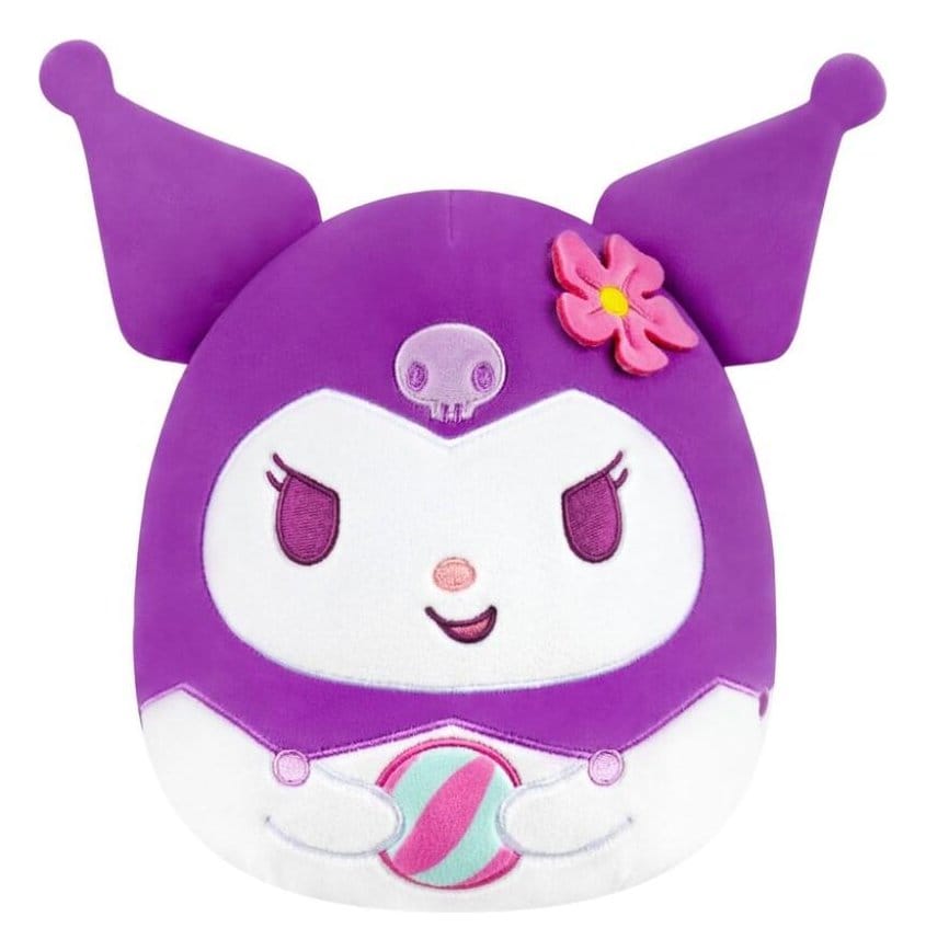 Jazwares Sanrio Squishmallow Plush Figure Hello Kitty and Friends Seize the Moment Kuromi Beachball 20 cm | Makochan