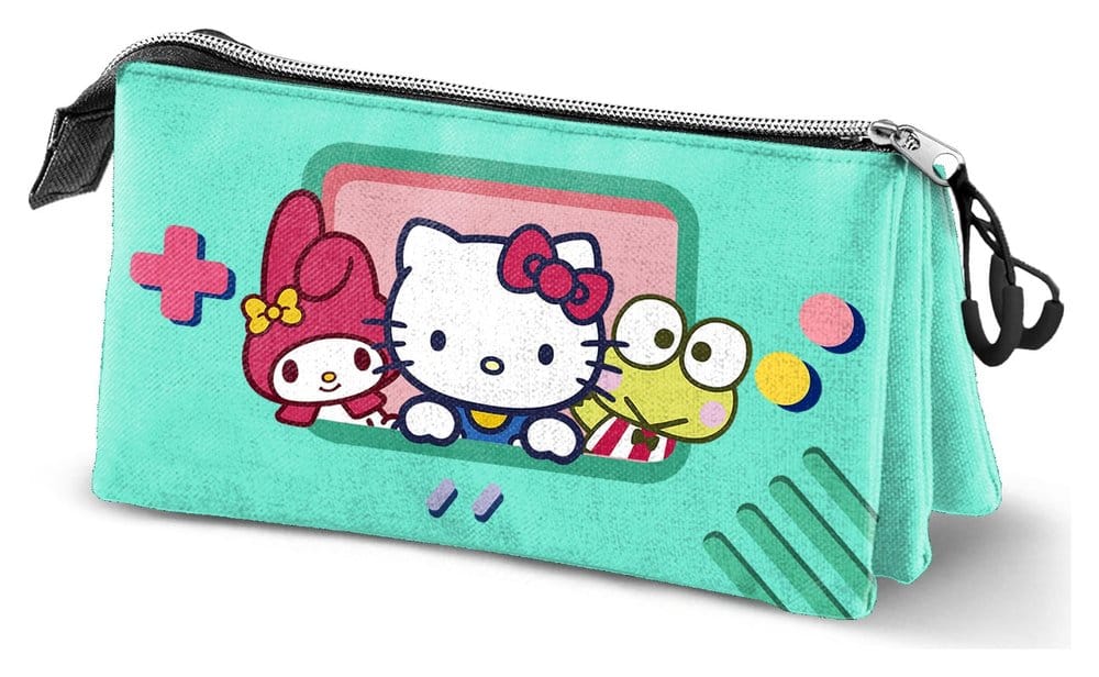 Karactermania Sanrio Triple Pencil Case Hello Kitty Videogame | Makochan