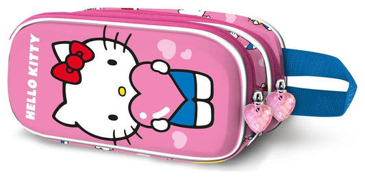 Karactermania Sanrio 3D Double Pencil Case Hello Kitty Heart | Makochan