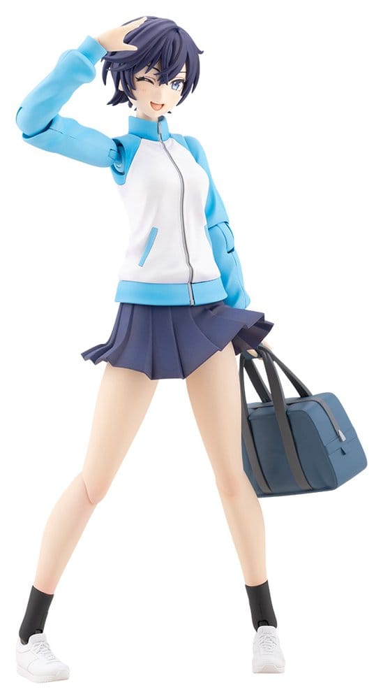 Kotobukiya Sousai Shojo Teien Plastic Model Kit 1/10 Rui Saotome Touhou High School Tracksuit 16 cm | Makochan