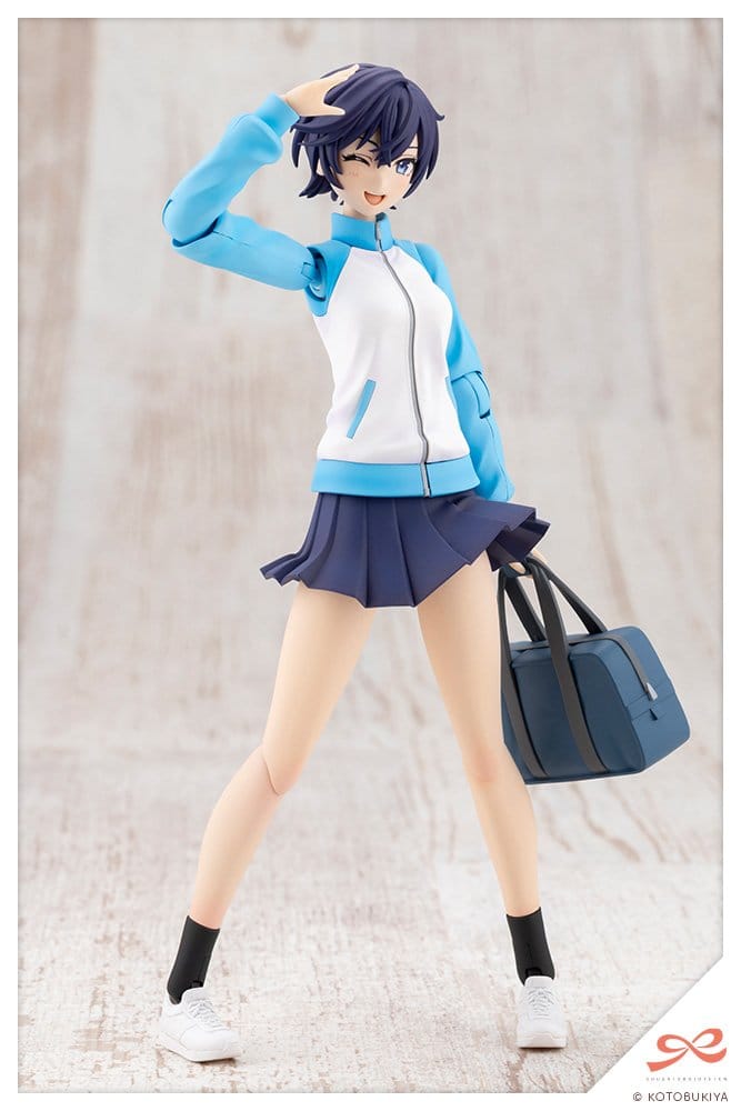 Kotobukiya Sousai Shojo Teien Plastic Model Kit 1/10 Rui Saotome Touhou High School Tracksuit 16 cm | Makochan