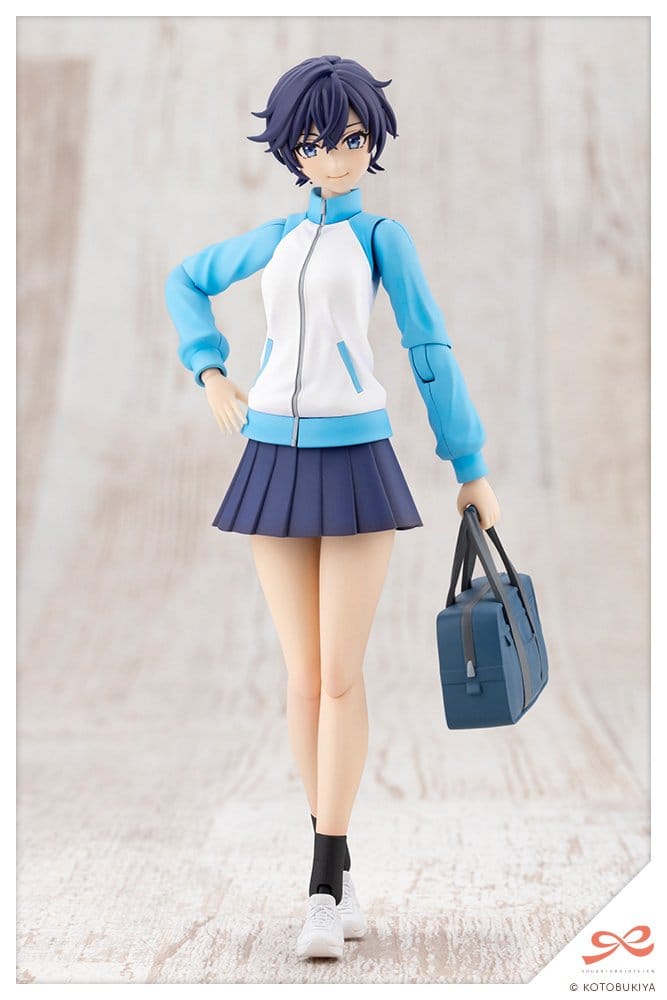 Kotobukiya Sousai Shojo Teien Plastic Model Kit 1/10 Rui Saotome Touhou High School Tracksuit 16 cm | Makochan