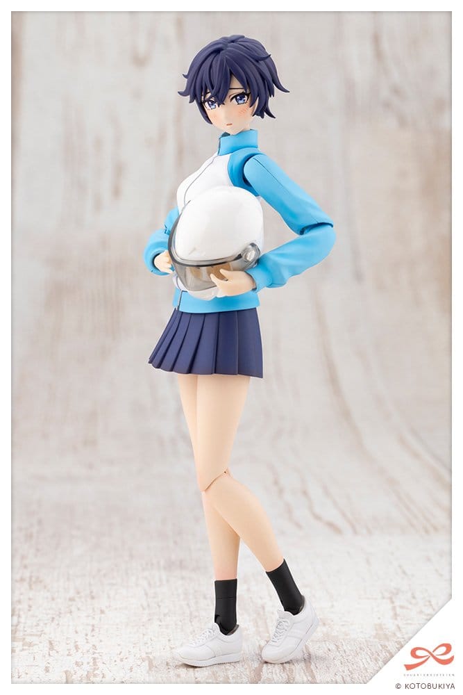 Kotobukiya Sousai Shojo Teien Plastic Model Kit 1/10 Rui Saotome Touhou High School Tracksuit 16 cm | Makochan