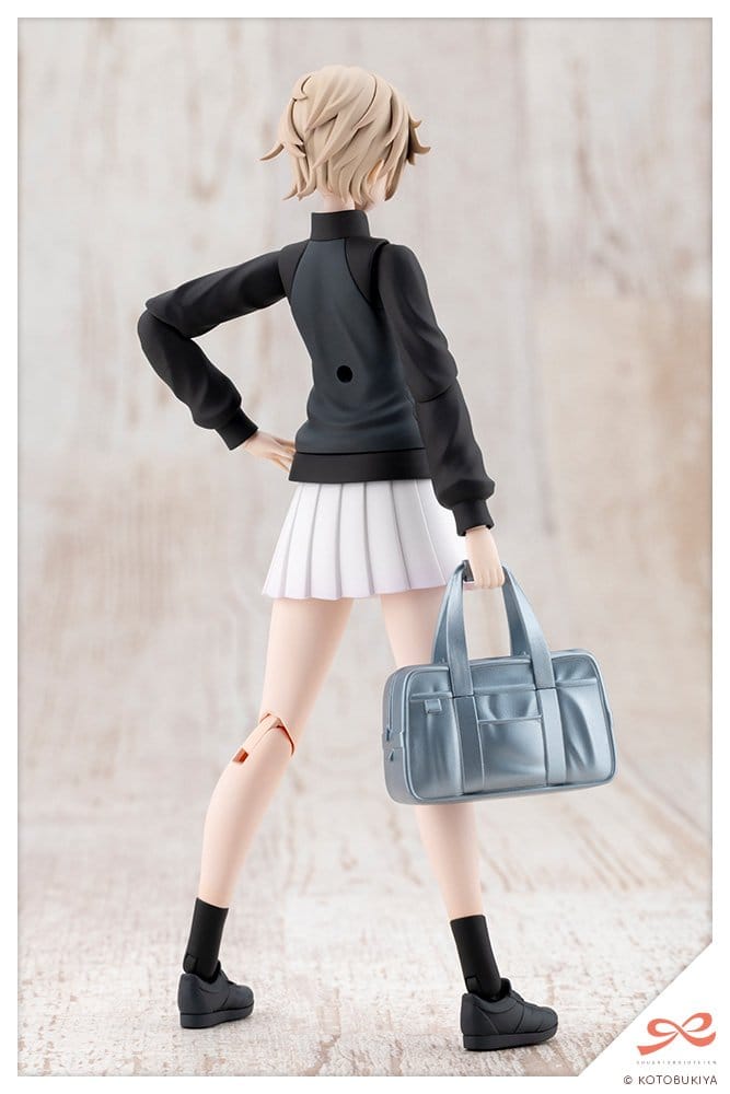 Kotobukiya Sousai Shojo Teien Plastic Model Kit 1/10 Rui Saotome Touhou High School Tracksuit Dreaming Style Midnight Onyx 16