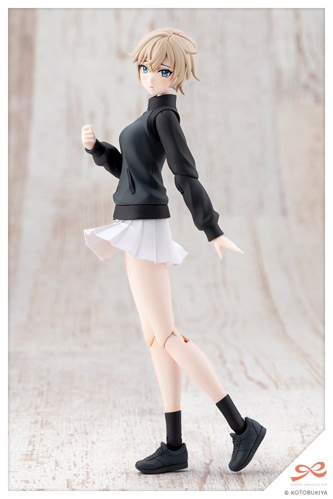 Kotobukiya Sousai Shojo Teien Plastic Model Kit 1/10 Rui Saotome Touhou High School Tracksuit Dreaming Style Midnight Onyx 16