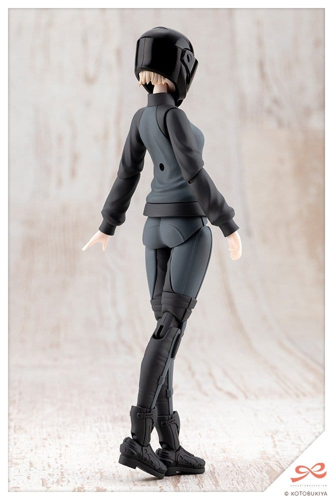 Kotobukiya Sousai Shojo Teien Plastic Model Kit 1/10 Rui Saotome Touhou High School Tracksuit Dreaming Style Midnight Onyx 16
