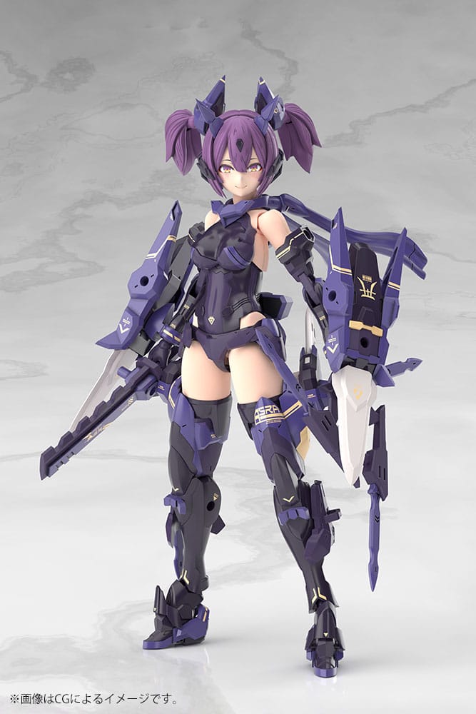 Kotobukiya Megami Device Plastic Model Kit 1/1 Asra Ninja Kaname Shadow Edition Full Package 14 cm | Makochan