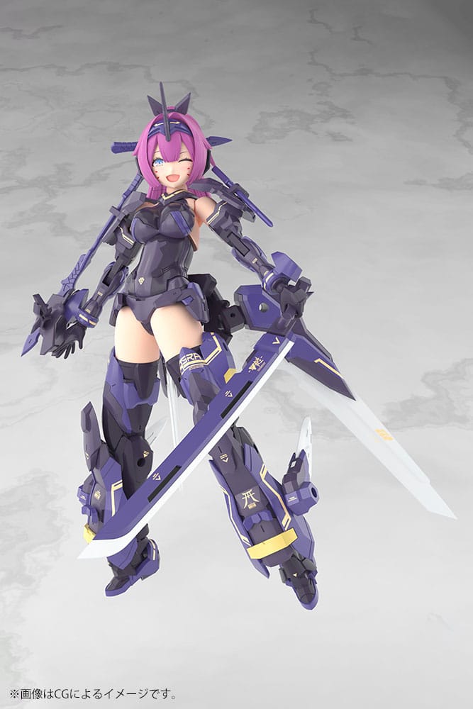 Kotobukiya Megami Device Plastic Model Kit 1/1 Asra Archer Kizuna Shadow Edition Full Package 14 cm | Makochan