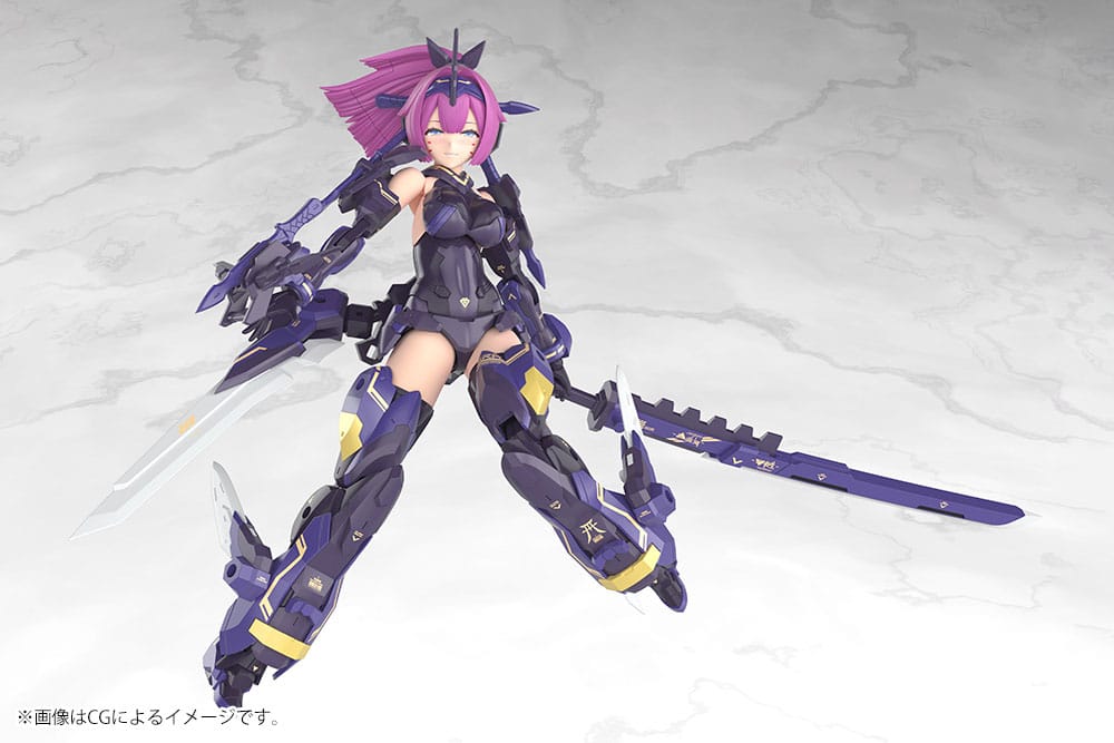 Kotobukiya Megami Device Plastic Model Kit 1/1 Asra Archer Kizuna Shadow Edition Full Package 14 cm | Makochan