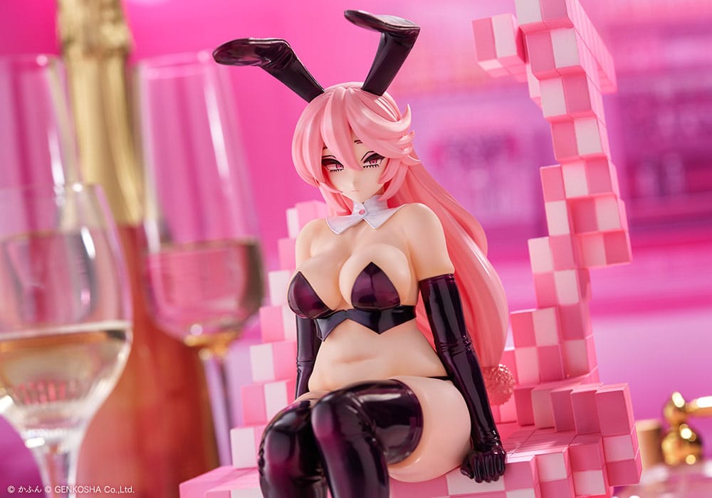 Kotobukiya Original Character Trick Bunnies PVC Statue 1/7 Sitting Bunny Illustration by Kafun 24 cm | Makochan