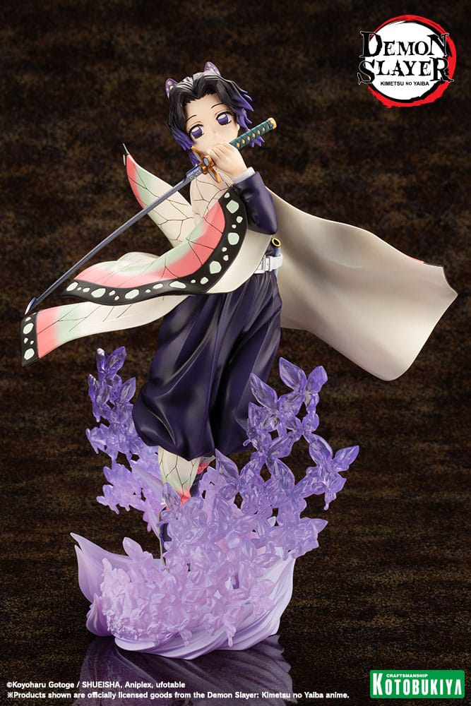 Kotobukiya Demon Slayer: Kimetsu no Yaiba ARTFXJ Statue 1/8 Shinobu Kocho 25 cm | Makochan