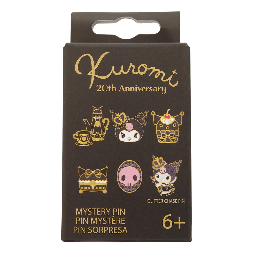 Loungefly Sanrio by Loungefly Enamel Pins Blind Box 20th Anniversary Kuromi Assortment (12) | Makochan