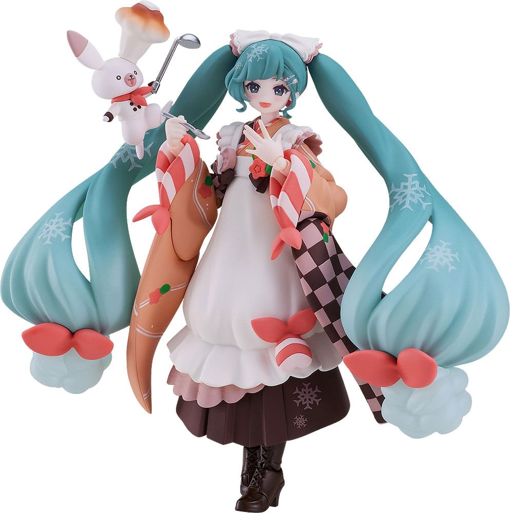 Max Factory Character Vocal Series 01: Hatsune Miku Figma Action Figure Snow Miku: Winter Delicacy Ver. 14 cm | Makochan