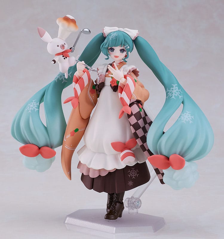 Max Factory Character Vocal Series 01: Hatsune Miku Figma Action Figure Snow Miku: Winter Delicacy Ver. 14 cm | Makochan