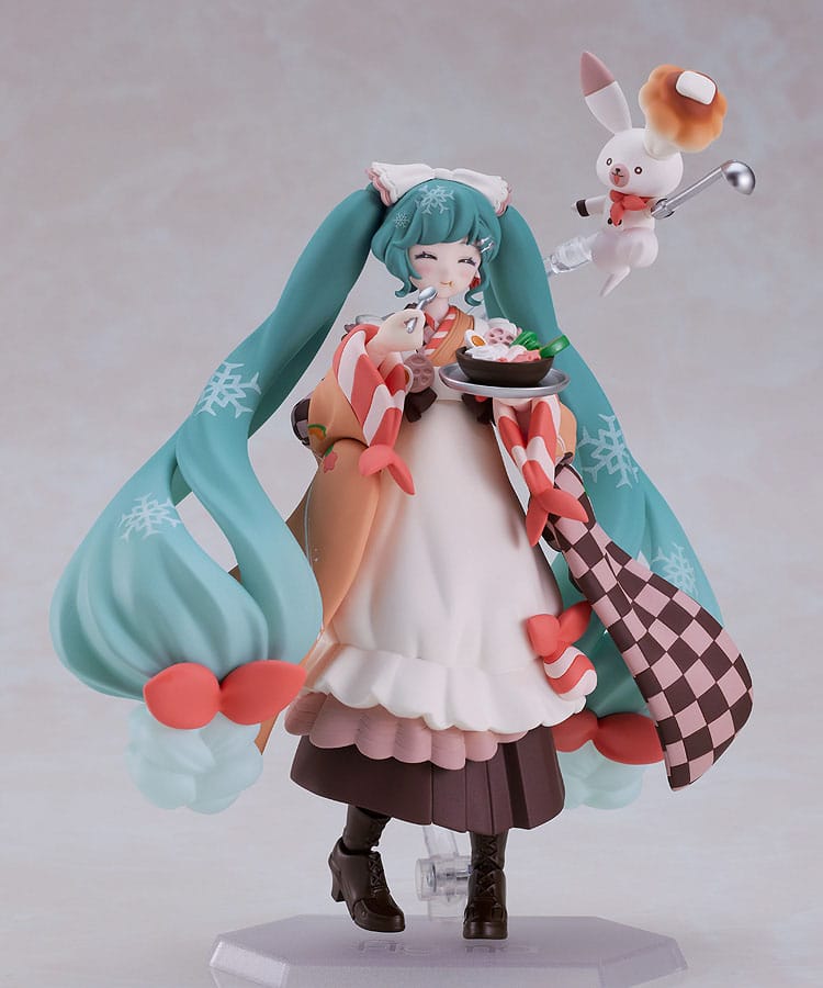 Max Factory Character Vocal Series 01: Hatsune Miku Figma Action Figure Snow Miku: Winter Delicacy Ver. 14 cm | Makochan