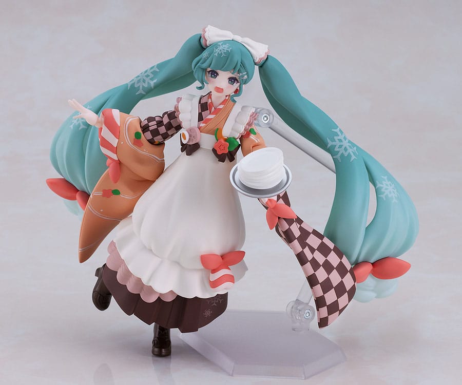 Max Factory Character Vocal Series 01: Hatsune Miku Figma Action Figure Snow Miku: Winter Delicacy Ver. 14 cm | Makochan