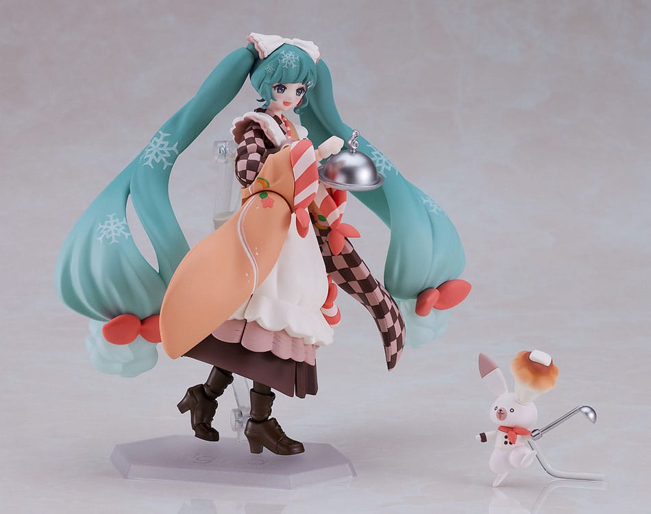 Max Factory Character Vocal Series 01: Hatsune Miku Figma Action Figure Snow Miku: Winter Delicacy Ver. 14 cm | Makochan
