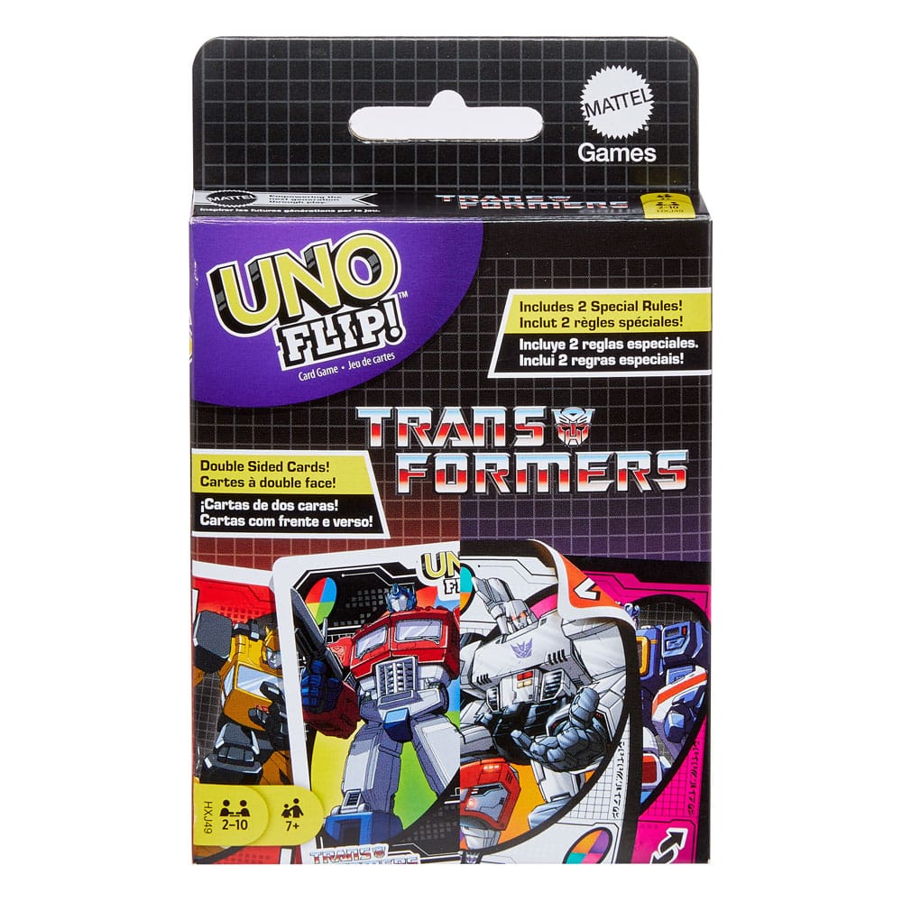 Mattel Transformers UNO Flip! Card Game | Makochan