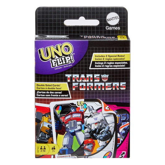 Mattel Transformers UNO Flip! Card Game | Makochan