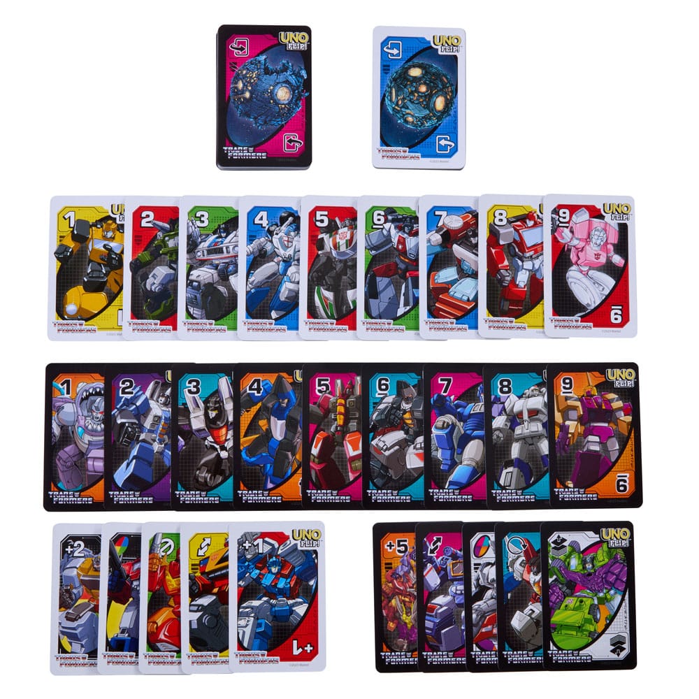 Mattel Transformers UNO Flip! Card Game | Makochan