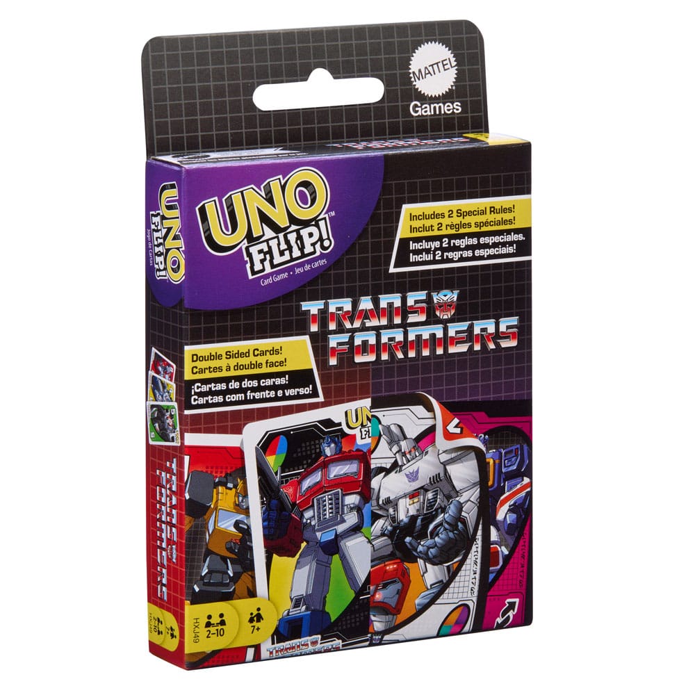 Mattel Transformers UNO Flip! Card Game | Makochan