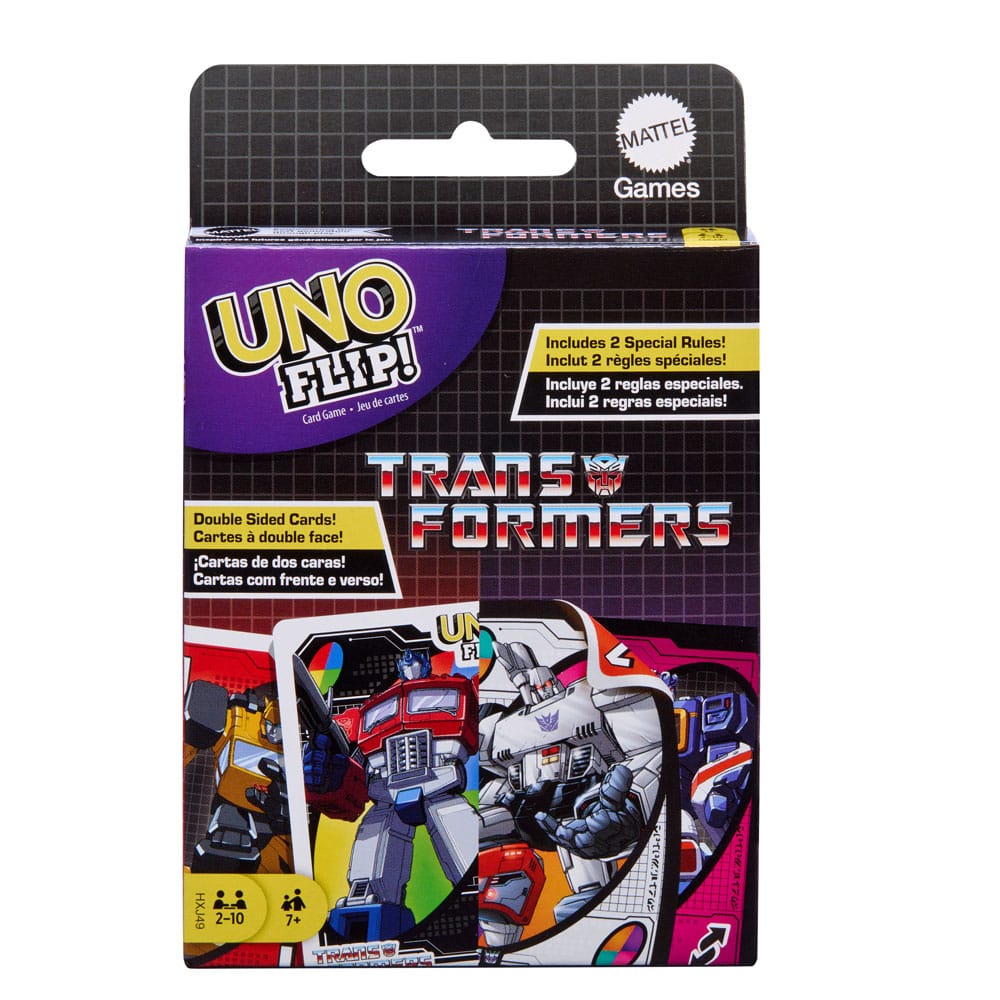 Mattel Transformers UNO Flip! Card Game | Makochan