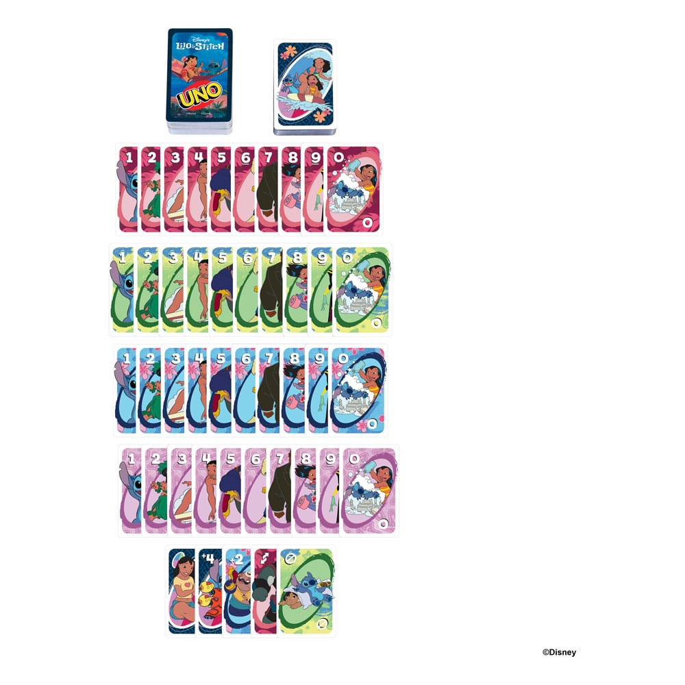 Mattel Lilo & Stitch Card Game UNO | Makochan