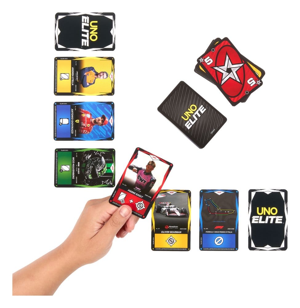 Mattel Formula 1 UNO Card Game Elite F1 Starter-Set | Makochan