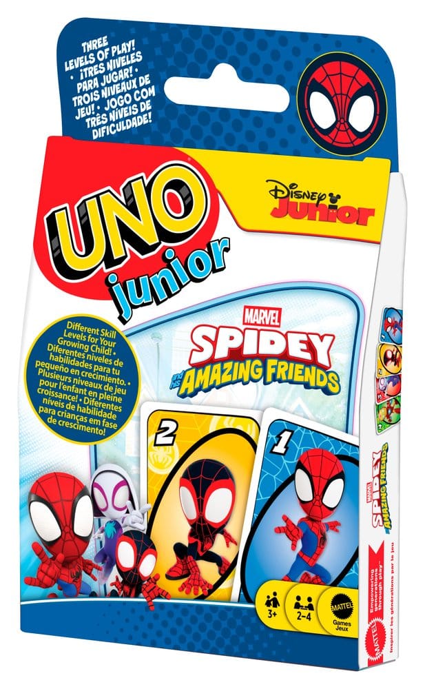 Mattel Spidey & His Amazing Friends UNO Junior Card Game | Makochan