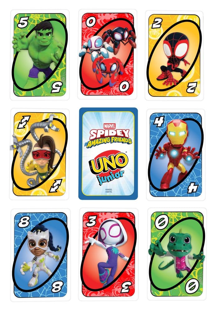 Mattel Spidey & His Amazing Friends UNO Junior Card Game | Makochan