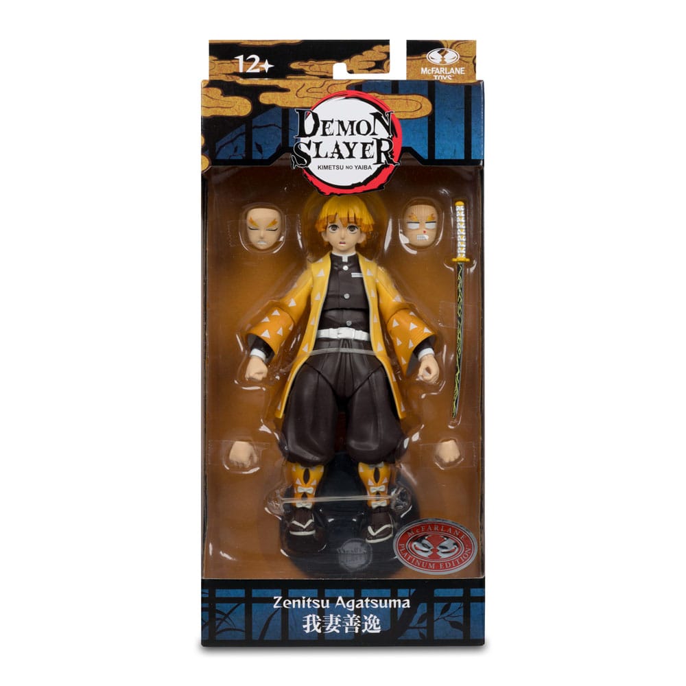 McFarlane Toys Demon Slayer: Kimetsu no Yaiba Action Figure Zenitsu Agatsuma Plantinum Edition 15 cm | Makochan