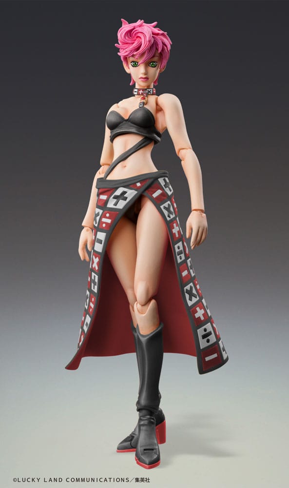 Medicos Entertainment JoJo's Bizarre Adventure Part 5 Super Action Action Figure Chozokado Trish Una Black Ver. 15 cm