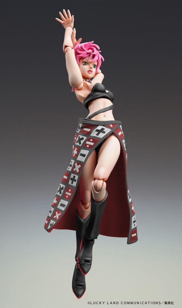 Medicos Entertainment JoJo's Bizarre Adventure Part 5 Super Action Action Figure Chozokado Trish Una Black Ver. 15 cm