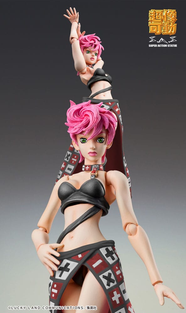 Medicos Entertainment JoJo's Bizarre Adventure Part 5 Super Action Action Figure Chozokado Trish Una Black Ver. 15 cm