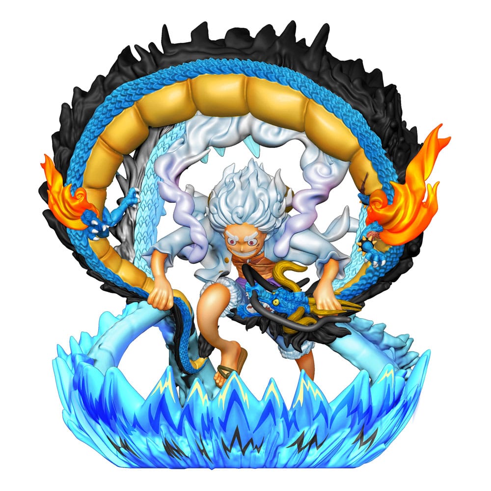 Megahouse One Piece Petitrama PVC Mini Statue Logbox Re Birth Gear Fifth Special Set 9 cm | Makochan