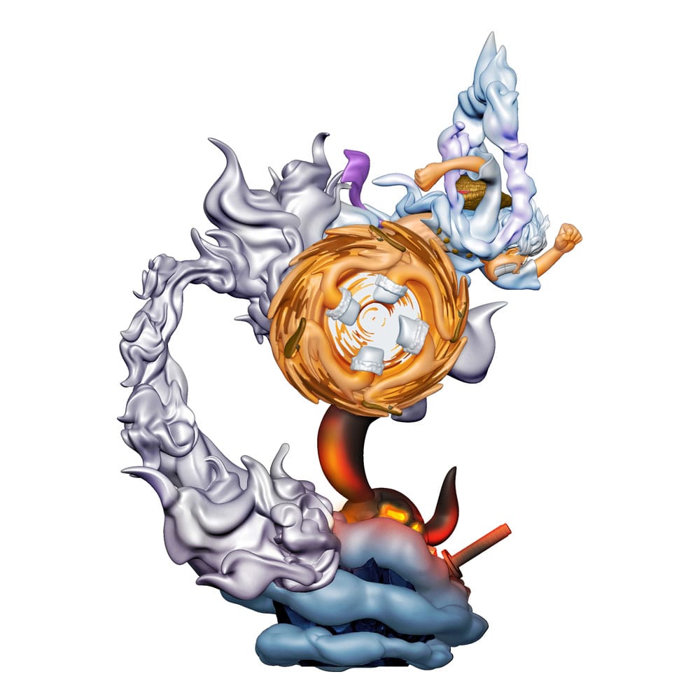 Megahouse One Piece Petitrama PVC Mini Statue Logbox Re Birth Gear Fifth Special Set 9 cm | Makochan