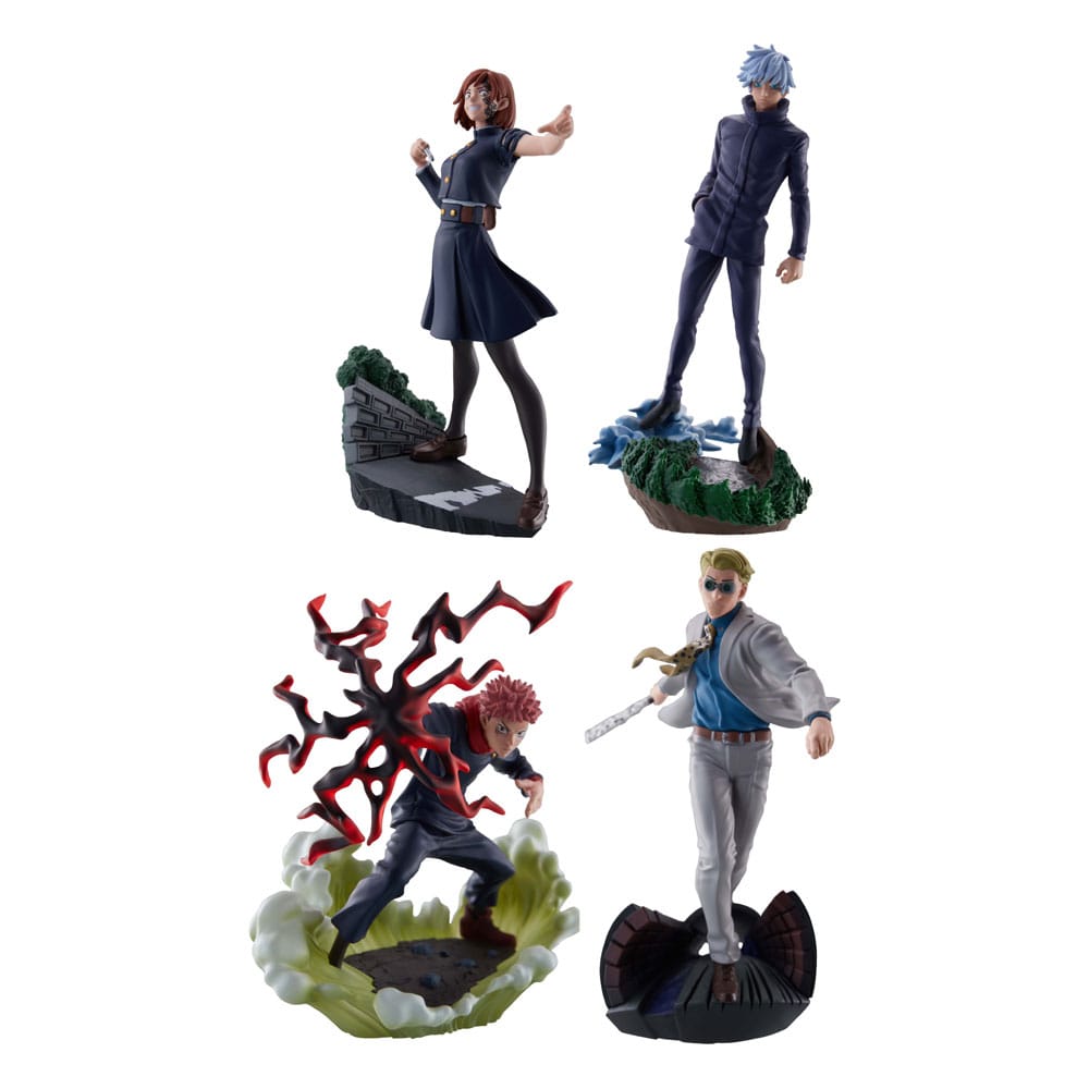 Megahouse Jujutsu Kaisen Petitrama Series Trading Figure 3-Set Jujutsu Kaisen Series Vol.2 Setn 9 cm | Makochan